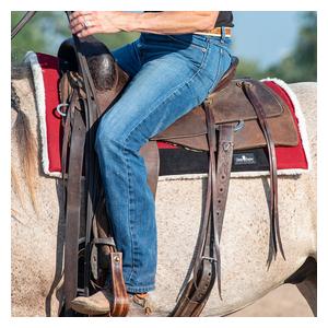 Performance Trainer Saddle Pad, Felt Top Maroon - Item # 52867