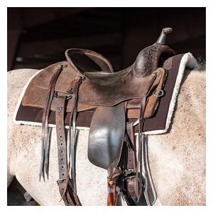 Performance Trainer Saddle Pad, Felt Top Coffee - Item # 52867