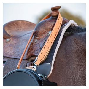 Buckstitched Rope Can Strap Natural Roughout - Item # 52868