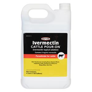 Ivermectin Pour-On for Cattle 4 liter - Item # 52892