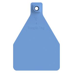 Herdsman 2-Piece Blank Cow Rivet ID Ear Tags Blue - Item # 52893