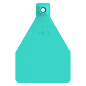 Herdsman 2-Piece Blank Cow Rivet ID Ear Tags Turquoise - Item # 52893