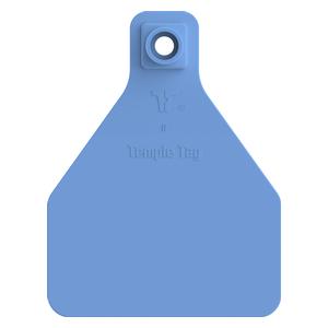 Herdsman 2-Piece Blank Calf Rivet ID Ear Tags Blue - Item # 52895