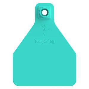 Herdsman 2-Piece Blank Calf Rivet ID Ear Tags Turquoise - Item # 52895