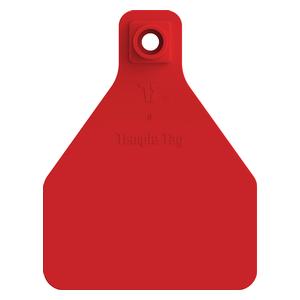 Herdsman 2-Piece Blank Calf Rivet ID Ear Tags Red - Item # 52895