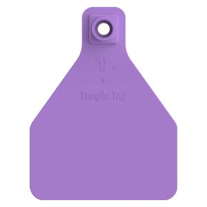 Herdsman 2-Piece Blank Calf Rivet ID Ear Tags Purple - Item # 52895