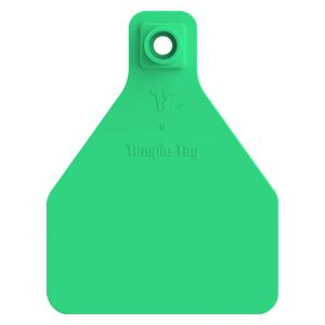 Herdsman 2-Piece Blank Calf Rivet ID Ear Tags Green - Item # 52895