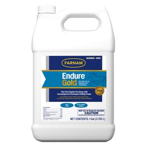 Endure Gold Killer Fly and Mosquito Control Spray for Horses 1 gallon - Item # 52948