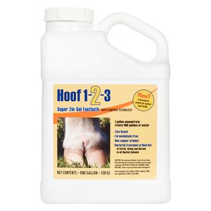 Hoof 1-2-3 Phase 2 Super Zinc-Soluble Footbath 1 gallon - Item # 52952