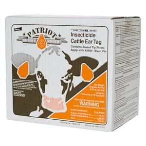 Patriot Insecticide Cattle Ear Tags 120 ct - Item # 53033