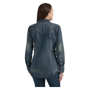 Western Snap Womens Denim Work Shirt Denim - Item # 53070