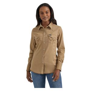 Western Snap Womens Denim Work Shirt Rawhide - Item # 53070