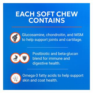 Cosequin Joint Health Supplement with Multifunctional Support Soft Chew for Dogs 90 ct - Item # 53121