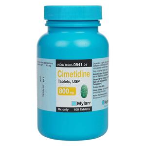 Cimetidine 800 mg 100 ct - Item # 561RX