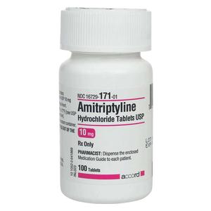Amitriptyline HCl 10 mg 100 ct - Item # 579RX