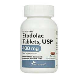 Etodolac for Dogs 400 mg 100 ct - Item # 585RX