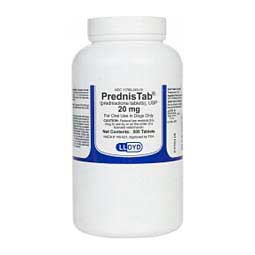 Prednisolone for Dogs, Cats and Horses 20 mg 500 ct - Item # 587RX