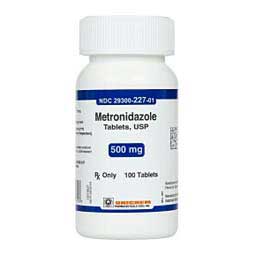 Metronidazole for Animals 500 mg 100 ct - Item # 592RX