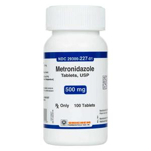 Metronidazole 500 mg 100 ct - Item # 592RX