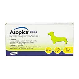 Atopica for Dogs 9.1-16 lbs 25 mg 15 ct - Item # 612RX
