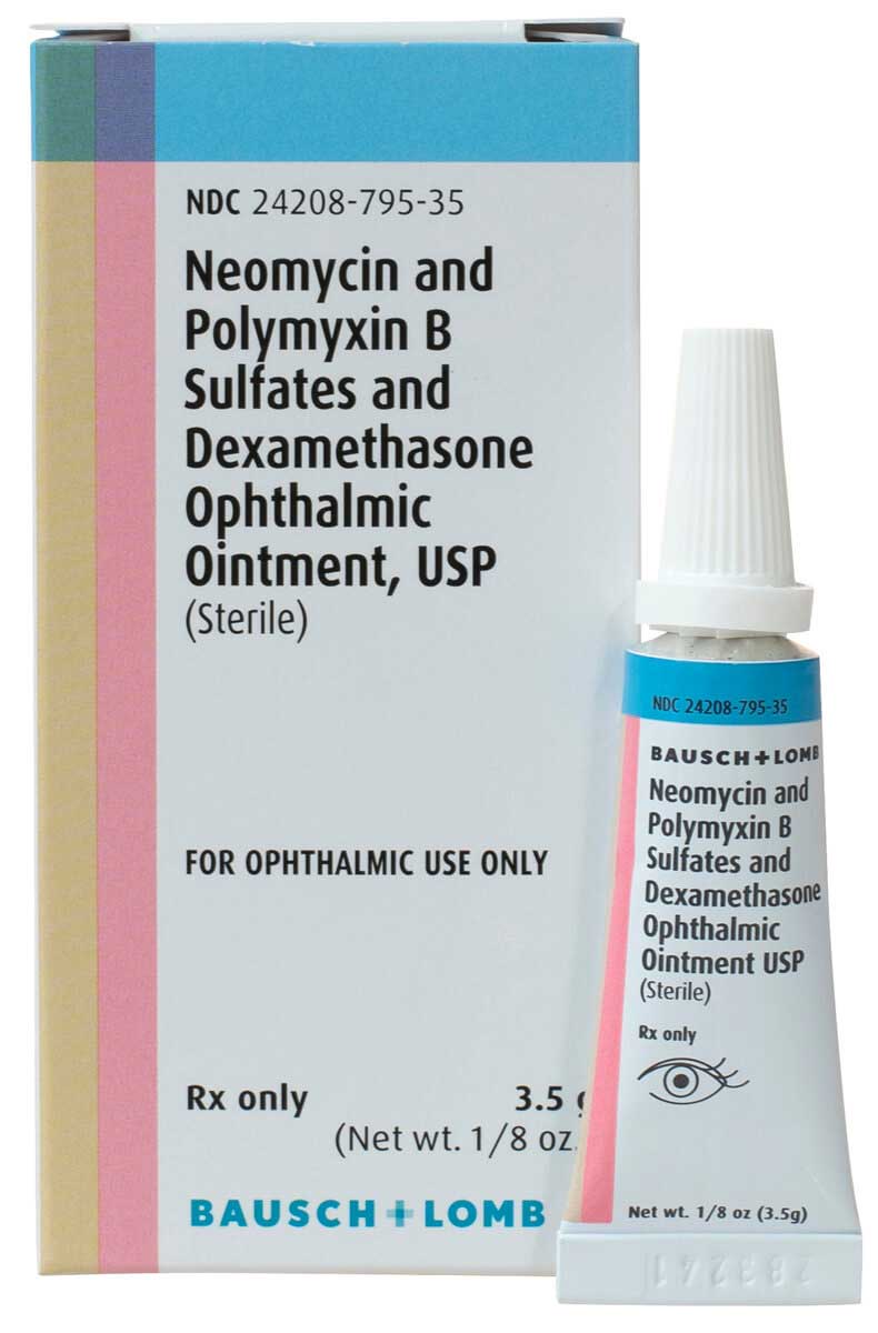 Neo-Poly-Dex Ophthalmic for Dogs Cats Generic (brand may vary) - Safe