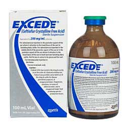 Excede for Cattle & Horses 200 mg/ml 100 ml - Item # 632RX