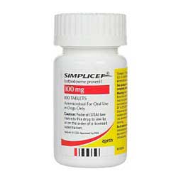 Simplicef for Dogs 100 mg 100 ct - Item # 647RX
