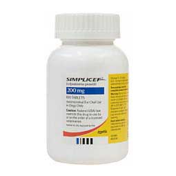 Simplicef for Dogs 200 mg 100 ct - Item # 648RX