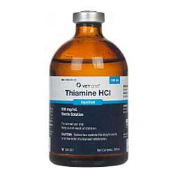 Thiamine Hydrochloride for Dogs, Cats & Horses 500 mg/ml 100 ml - Item # 670RX