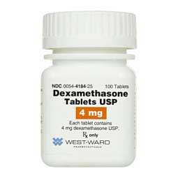 Dexamethasone for Horses, Dogs & Cats 4 mg 100 ct - Item # 680RX
