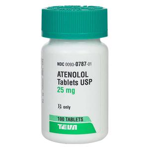 Atenolol 25 mg 100 ct - Item # 681RX