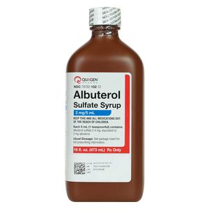 Albuterol Sulfate Syrup 2 mg/5 ml 16 oz - Item # 688RX
