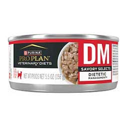 Pro Plan DM Dietetic Management Savory Selects Canned Cat Food 5.5 oz (24 ct) - Item # 70042