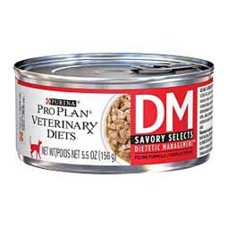 Purina Pro Plan Veterinary Diets DM Dietetic Management Savory Selects Canned Cat Food