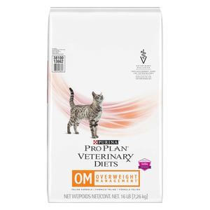 Pro Plan OM Overweight Management Dry Cat Food 16 lb - Item # 70059