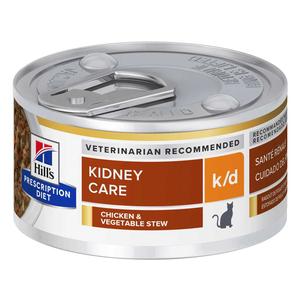 Kidney Care k/d Chicken and Vegetable Stew Canned Cat Food 2.9 oz 24 ct - Item # 70090