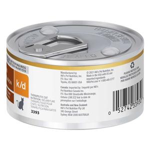 Kidney Care k/d Chicken and Vegetable Stew Canned Cat Food 2.9 oz 24 ct - Item # 70090