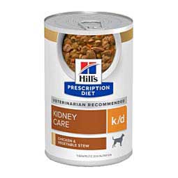 Kidney Care k/d Chicken and Vegetable Stew Canned Dog Food 12.5 oz 12 ct - Item # 70113