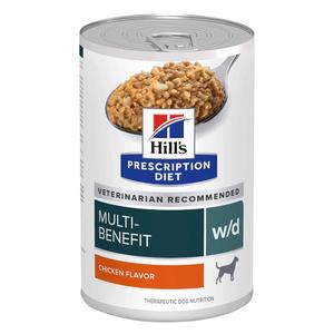 Multi-Benefit Digestive, Weight, Glucose, Urinary Management with Chicken w/d Canned Dog Food 13 oz 12 ct - Item # 70123