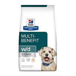 Multi-Benefit Digestive, Weight, Glucose, Urinary Management w/d Chicken Flavor Dry Dog Food 17.6 lb - Item # 70124