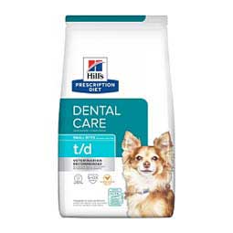 Dental Care t/d Small Bites Chicken Dry Dog Food 5 lb - Item # 70149