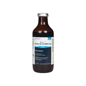 Vitamin B-12 for Animal Use 3000 mcg/ml 250 ml - Item # 739RX
