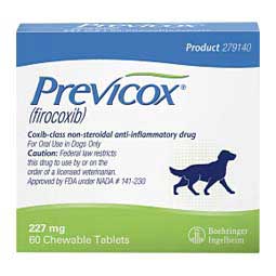 Previcox for Dogs 227 mg 60 ct - Item # 754RX