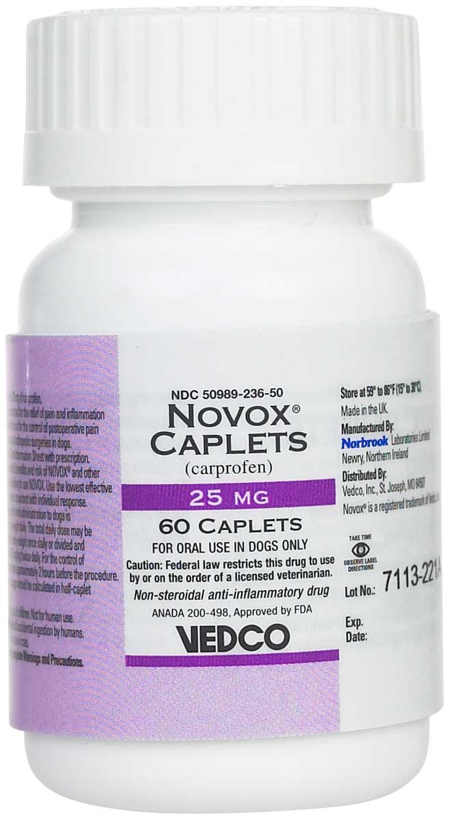 novox 75 mg for dogs side effects