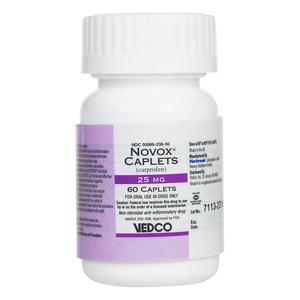 Novox Carprofen Caplets for Dogs (compares to Rimadyl) 25 mg 60 ct - Item # 759RX