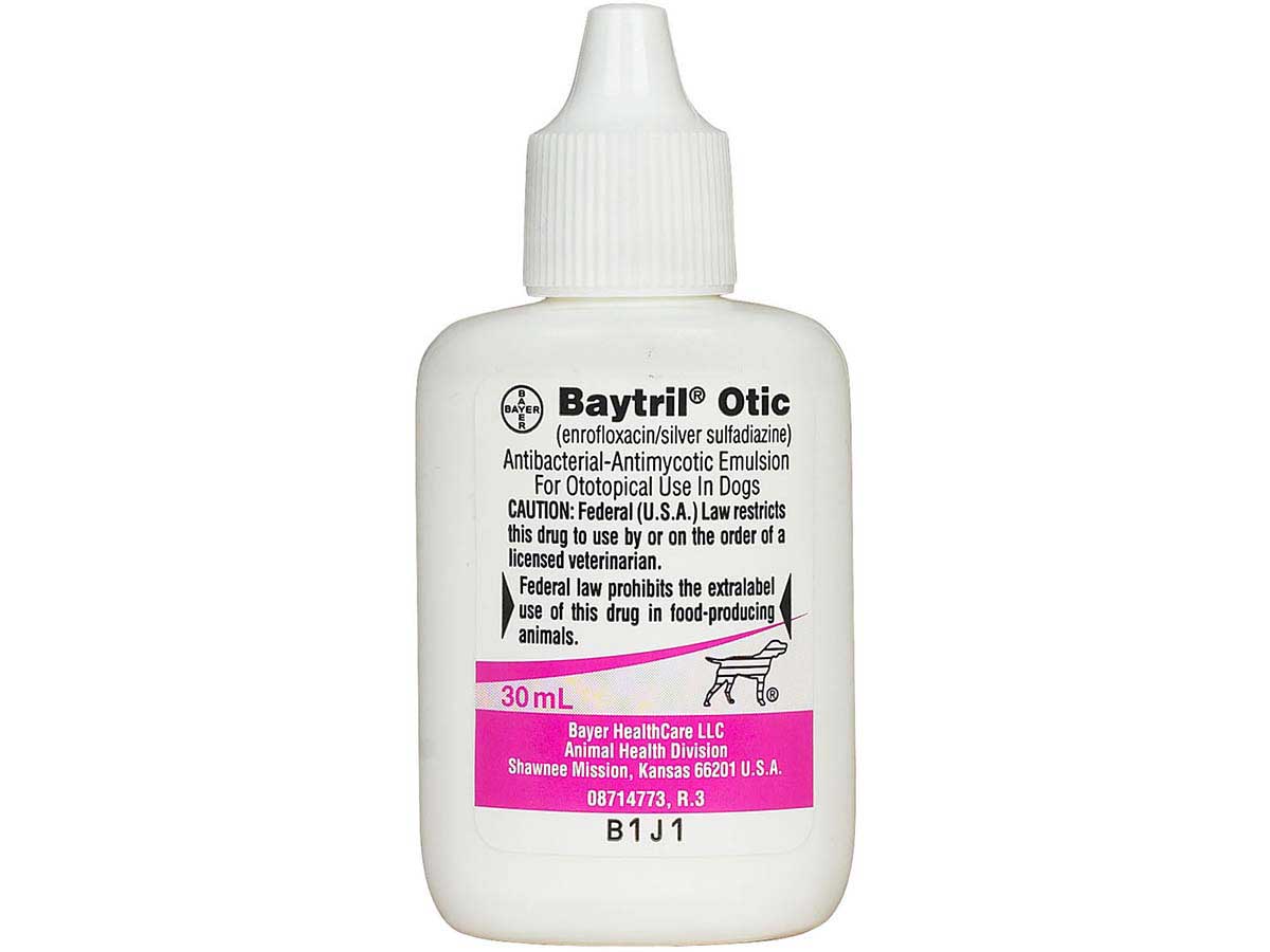 Baytril Otic for Dogs Bayer Safe.PharmacyEar (Rx) Pet Pharmacy (Rx