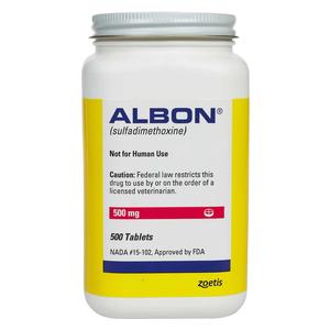 Albon for Dogs and Cats 500 mg 500 ct - Item # 797RX