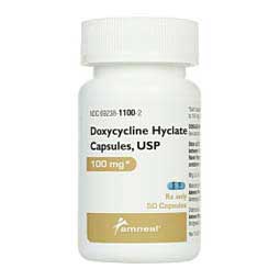 Doxycycline Capsules for Animals 100 mg 50 ct - Item # 823RX