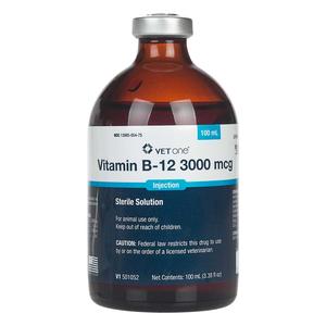 Vitamin B-12 for Animal Use 3000 mcg/ml 100 ml - Item # 849RX