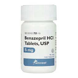 Benazepril for Dogs & Cats 5 mg 100 ct - Item # 877RX